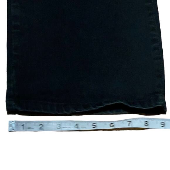 Levi’s Perfectly Slimming 512 Boot Cut Black Jeans 12 Short 28” inseam - Picture 12 of 14